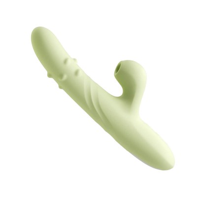 Ankni - Rotating Thrust Suction Vibrator Wand (Chargeable - Green)