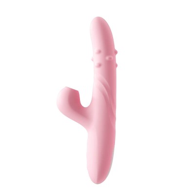 Ankni - Rotating Thrust Suction Vibrator Wand (Chargeable - Pink)