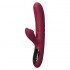 MizzZee - Touchscreen Heating Suction Retractable Wand Vibrator (Chargeable - Red)