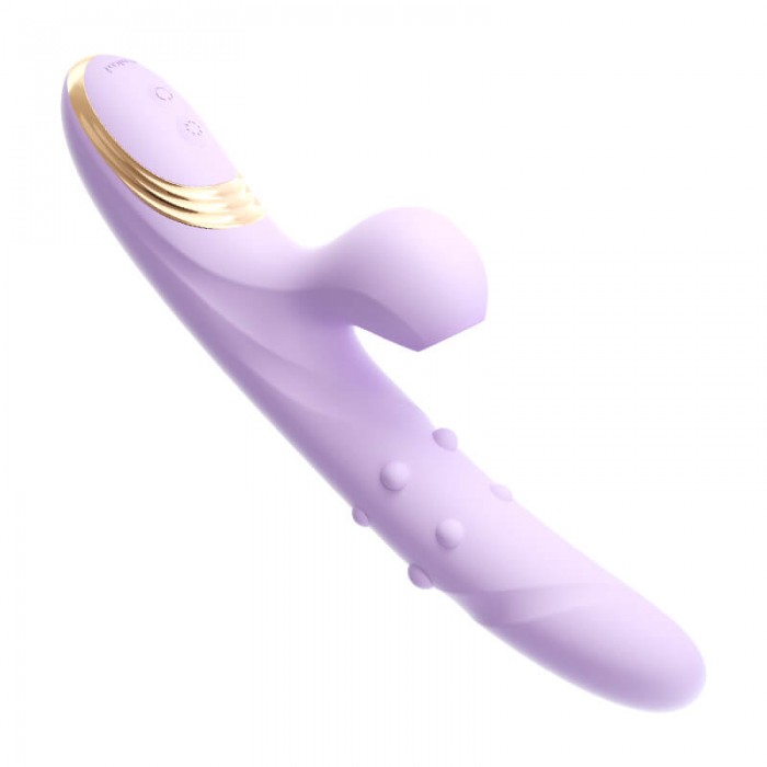 MizzZee - Suction Retractable Rotate Beads Wand Vibrator (Chargeable - Purple) MizzZee - Suction Retractable Rotate Beads Wand Vibrator (Chargeable - Purple)
