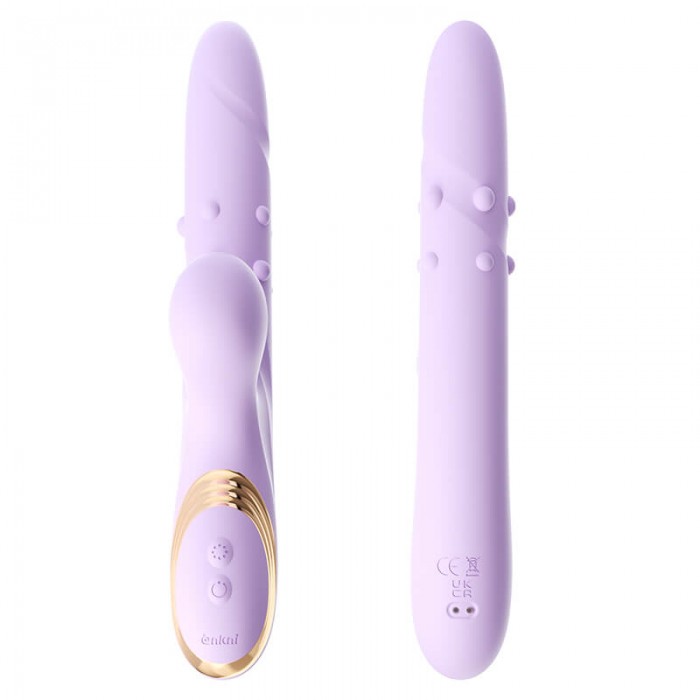 MizzZee - Suction Retractable Rotate Beads Wand Vibrator (Chargeable - Purple) MizzZee - Suction Retractable Rotate Beads Wand Vibrator (Chargeable - Purple)