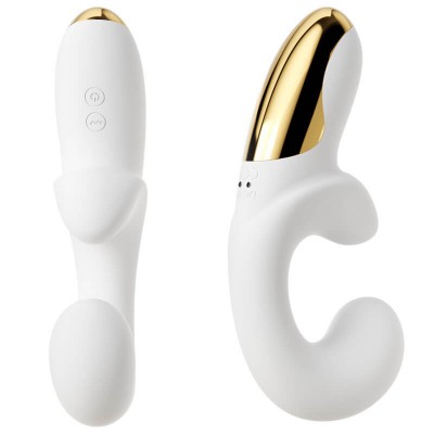 Ankni - G-Spot Master U-Shape Vibrator (Chargeable - White) Ankni - G-Spot Master U-Shape Vibrator (Chargeable - White)