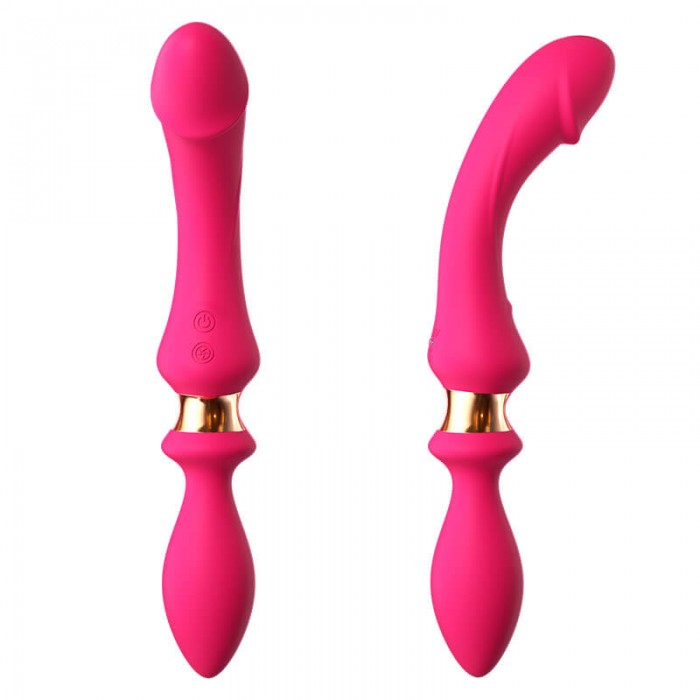 MizzZee - Dual-Head Vibrating Wand With Anal Plug (Chargeable - Red Rose) MizzZee - Dual-Head Vibrating Wand With Anal Plug (Chargeable - Red Rose)