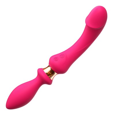 MizzZee - Dual-Head Vibrating Wand With Anal Plug (Chargeable - Red Rose) MizzZee - Dual-Head Vibrating Wand With Anal Plug (Chargeable - Red Rose)