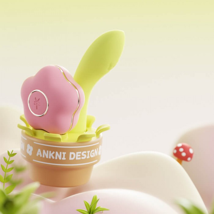 Ankni - Spring fafa Suction Vibrator (Chargeable - Green) Ankni - Spring fafa Suction Vibrator (Chargeable - Green)
