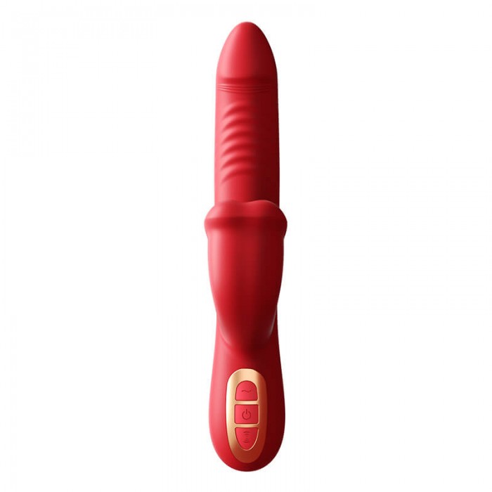 MizzZee - LipsJoy Automatic Thrusting Tongue Licking Vibrator (Chargeable - Red) MizzZee - LipsJoy Automatic Thrusting Tongue Licking Vibrator (Chargeable - Red)