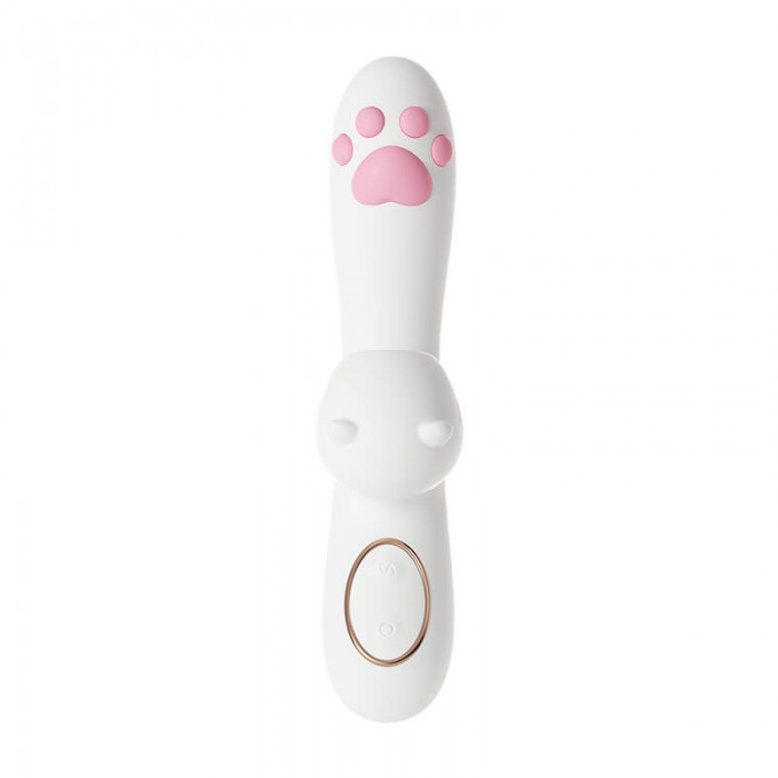 MizzZee - Cute Meow Heating Suction Vibrator Wand (Chargeable - White) MizzZee - Cute Meow Heating Suction Vibrator Wand (Chargeable - White)