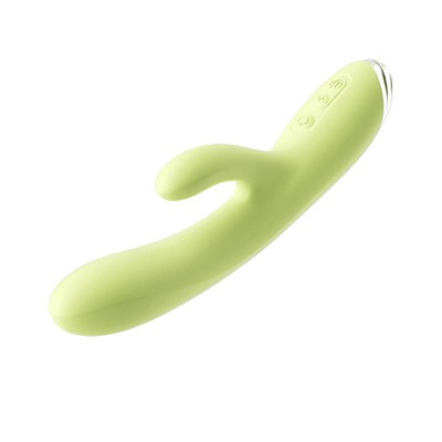 MizzZee - MiaoQu Dual Pleasure Vibrator (Chargeable - Green) MizzZee - MiaoQu Dual Pleasure Vibrator (Chargeable - Green)