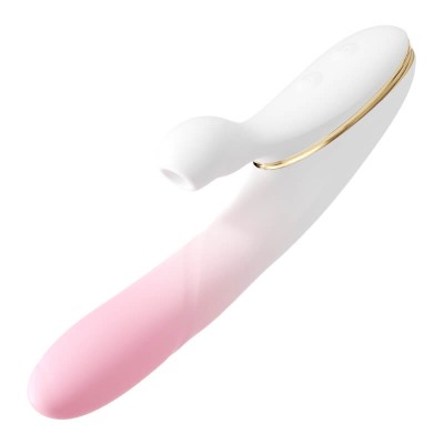 Ankni - LOVE JOY Thrust Suction Vibrator (Chargeable - White) Ankni - LOVE JOY Thrust Suction Vibrator (Chargeable - White)