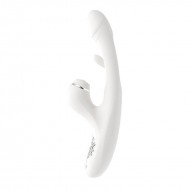 MizzZee - Swing Heating Slapping Tongue Vibration Wand (Chargeable - White)