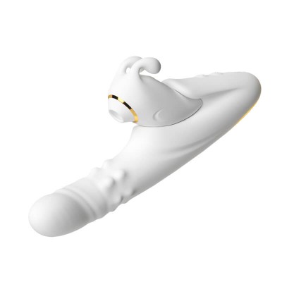 MizzZee - Split Design Rabbit Massager Suction Thrusting Wiggling Wand (Smart APP Model - Chargeable) MizzZee - Split Design Rabbit Massager Suction Thrusting Wiggling Wand (Smart APP Model - Chargeable)
