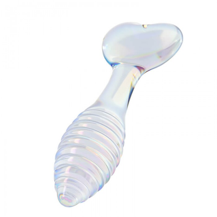 MizzZee - Crystal Glass Cupid Heart Plug MizzZee - Crystal Glass Cupid Heart Plug
