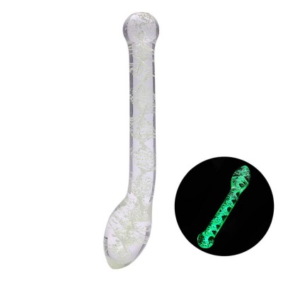 MizzZee - Glow In The Dark Galaxy Crystal Dildo (Big Head Model)