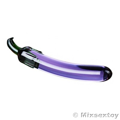 Mizzzee Crystal Penis Dildo (Purple)