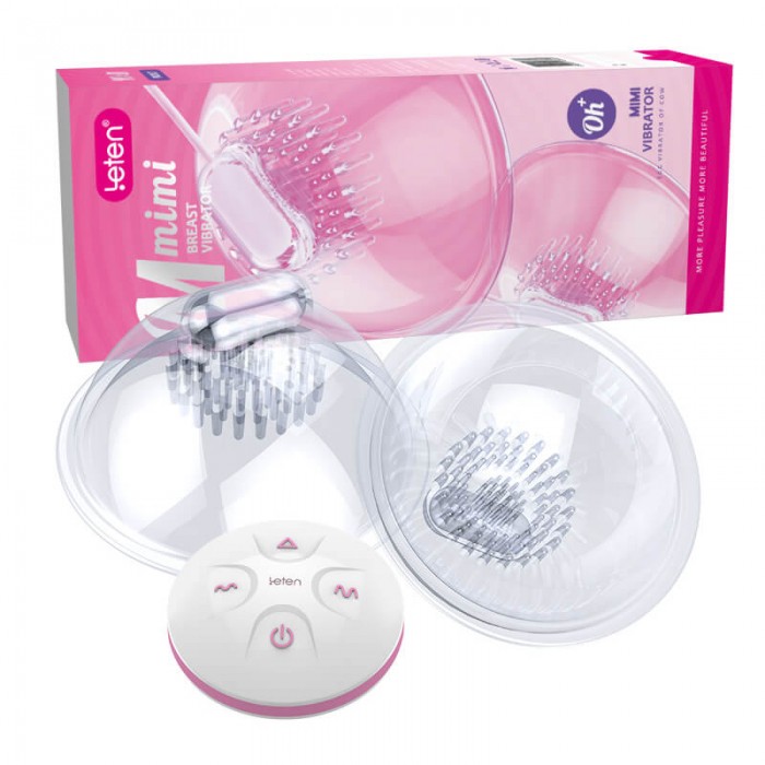 HK LETEN Nipple Breast Massager Vibrators (Chargeable - Transparent)