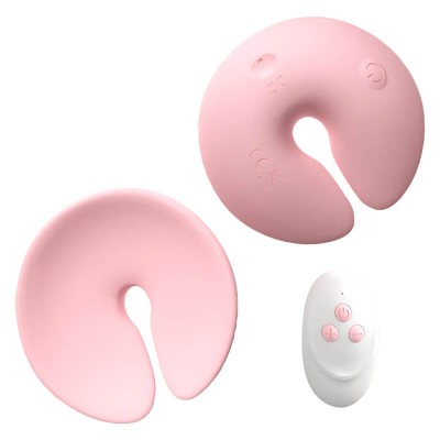 YUNMAN - Vibrating Nipple Pads Massager (Wireless Remote - Chargeable)