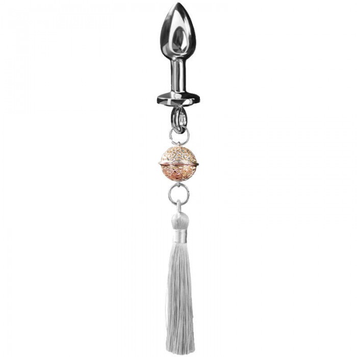 MizzZee - Bell Nipple Clamp Anal Plug Tassels Set