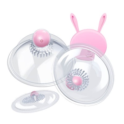 MIZZZEE - Nipple Vibrator Breast Massage Clitoris Stimulator (Chargeable - Transparent)