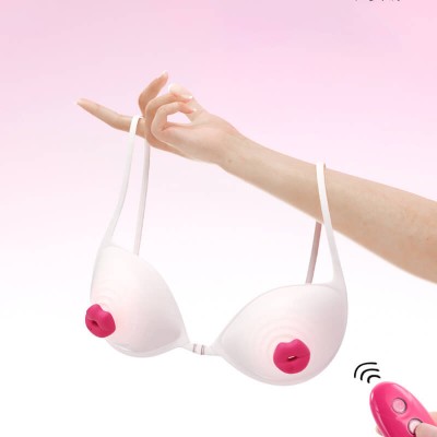 MizzZee - Nipple Clamp Breast Massage (Wireless Remote - Chargeable)