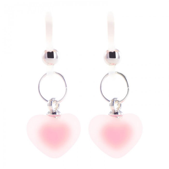 MizzZee - Heart Nipple Clamps (Pink)