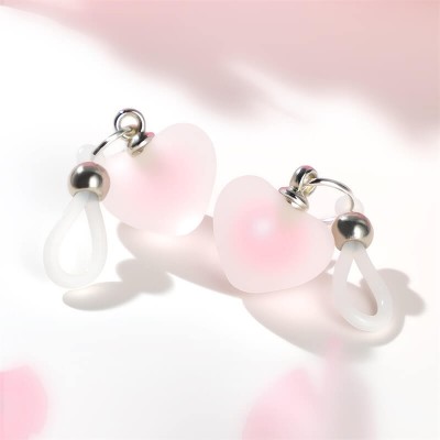 MizzZee - Heart Nipple Clamps (Pink)
