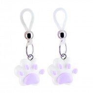 MizzZee - Kitty Paw Nipple Clamps (Purple) MizzZee - Kitty Paw Nipple Clamps (Purple)