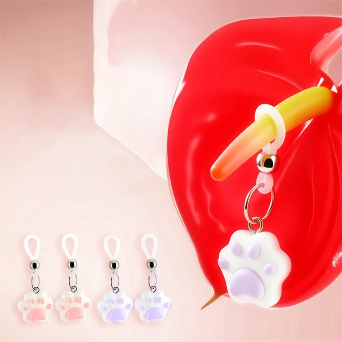 MizzZee - Kitty Paw Nipple Clamps (Purple)