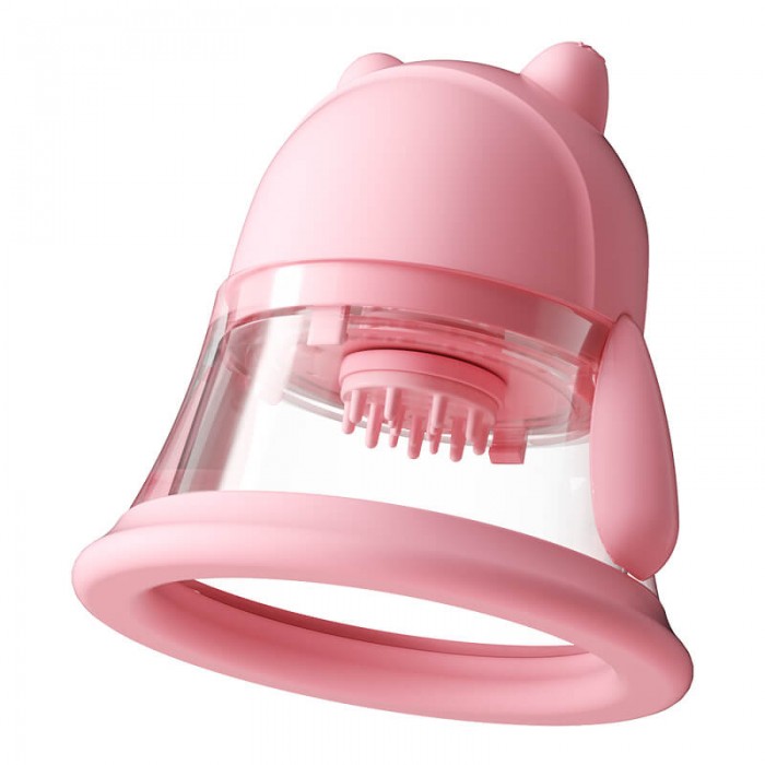 MizzZee - Kissing Bear Licking Sucking Breast Cup (Chargeable - Pink) MizzZee - Kissing Bear Licking Sucking Breast Cup (Chargeable - Pink)