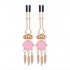 LOVERING - Nipple Clips With Bells (Pink Light) 
