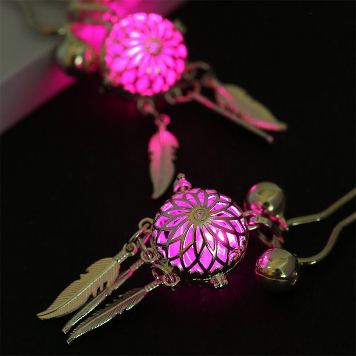 LOVERING - Nipple Clips With Bells (Pink Light) 