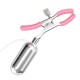 MIZZZEE - Vibrating Nipple Clamps Licking Vibrator Egg (Chargeable - Pink)