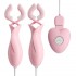 MizzZee - Remote Control Breast Clip (Chargeable - Pink)