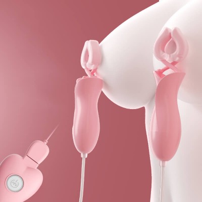 MizzZee - Remote Control Breast Clip (Chargeable - Pink)