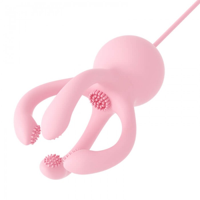 MizzZee - Tiny Octopus Breast Stimulator (USB Power Supply - Pink)