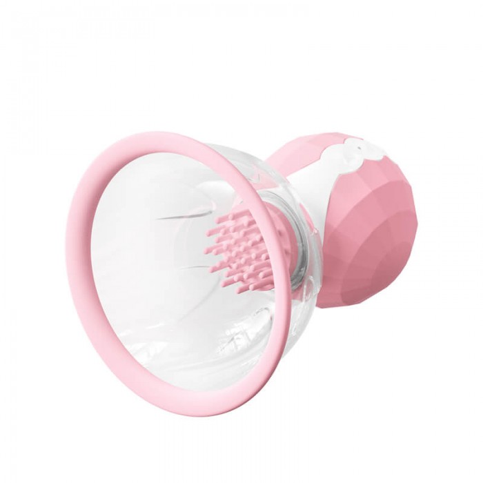 MizzZee - Shuyue Breast Rotation Suction Cup (Chargeable - Pink)