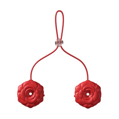 MizzZee - Rose Nipple Clamps Breast Massage (Smart APP Model - Chargeable)