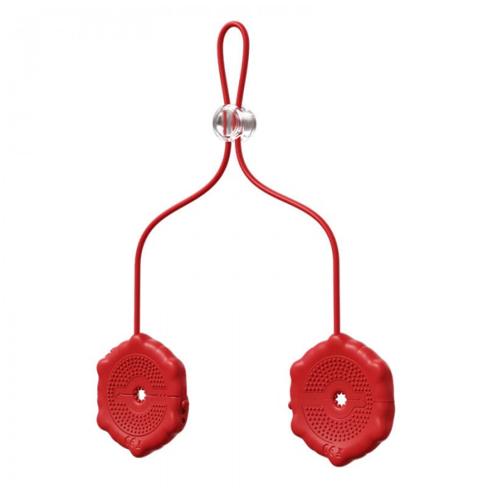 MizzZee - Rose Nipple Clamps Breast Massage (Smart APP Model - Chargeable)