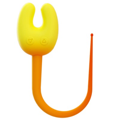 MizzZee - U-Shape Breast Clitoral Vibrator (Chargeable - Yellow)