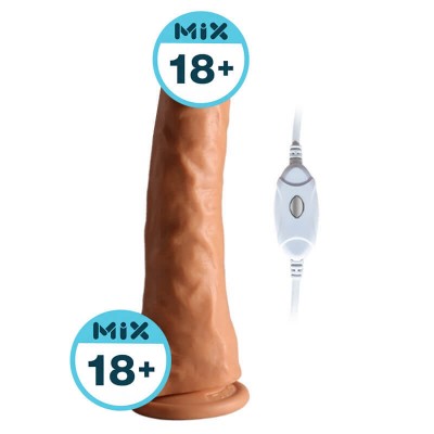 JEUSN - Electric Desire Version Vibrating Dildo (USB Power Supply - L:20cm - D:3.8cm)