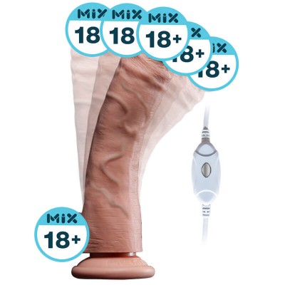 JEUSN - Twisting Rocking Vibration Version Dildo (USB Power Supply - L:23cm - D:4.5cm)