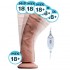 JEUSN - Twisting Rocking Vibration Version Dildo (USB Power Supply - L:23cm - D:4.5cm)