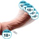 JEUSN - Twisting Rocking Vibration Version Dildo (USB Power Supply - L:23cm - D:4.5cm)