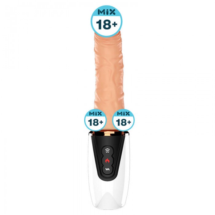 DIBE - King Automatic Sex Machine Sexual Vibrating Heating Thrusting Dildo (L:20cm - D:3.7cm)