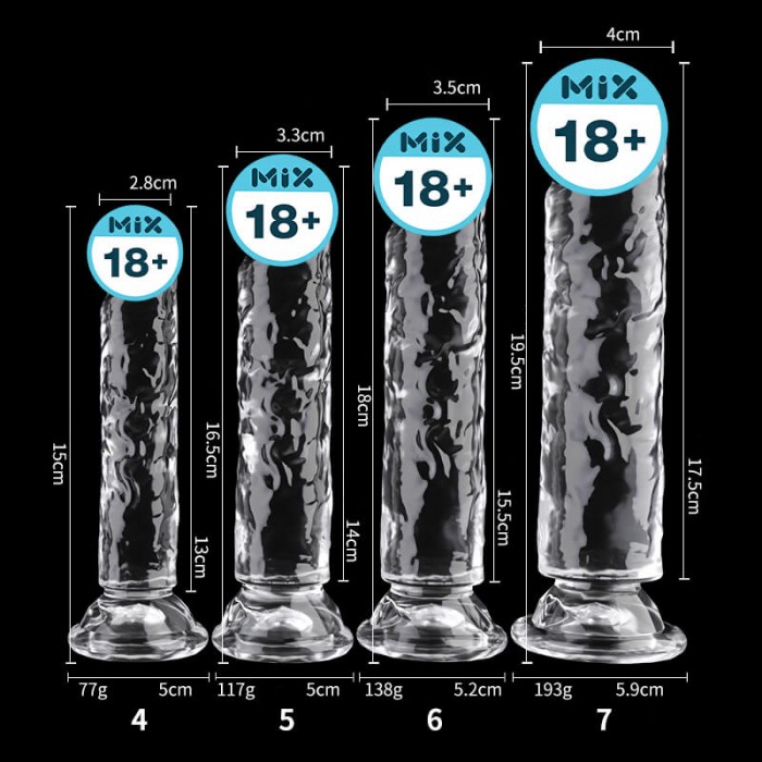 JiuAi - Crystal Warrior Dildo (Multi-size Available)