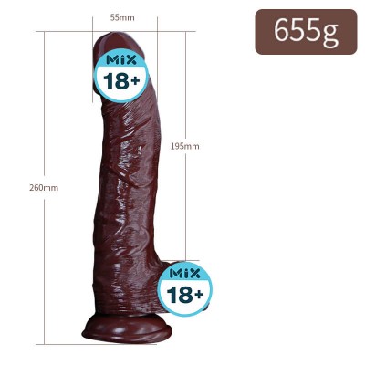 QUER - Wei Sen Super Large Series Realistic Dildos (L:26cm - D:5.5cm)