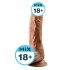 MizzZee - Realistic Manual Dildo (L:17.6cm - D:3.7cm)