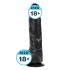MizzZee - Black Titan Manual Dildo (Multi-size Available)