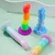 MizzZee - Liquid Silicone Fantasy Color Series Dildo (L:17cm - D:3.2cm) MizzZee - Liquid Silicone Fantasy Color Series Dildo (L:17cm - D:3.2cm)