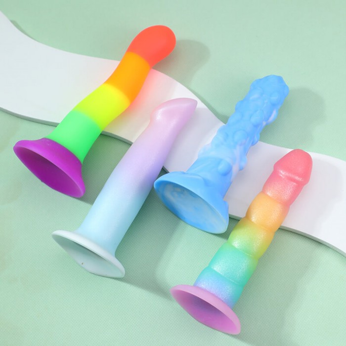 MizzZee - Liquid Silicone Fantasy Color Series Dildo (L:17cm - D:3.2cm) MizzZee - Liquid Silicone Fantasy Color Series Dildo (L:17cm - D:3.2cm)