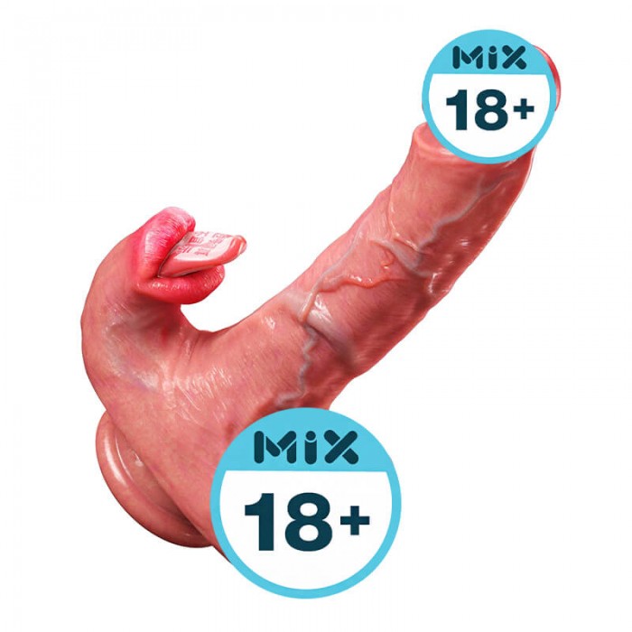 MizzZee - Warming Tongue Licking Thrusting Vibrating Antibacterial Realistic Dildo (Multi-size Available) MizzZee - Warming Tongue Licking Thrusting Vibrating Antibacterial Realistic Dildo (Multi-size Available)